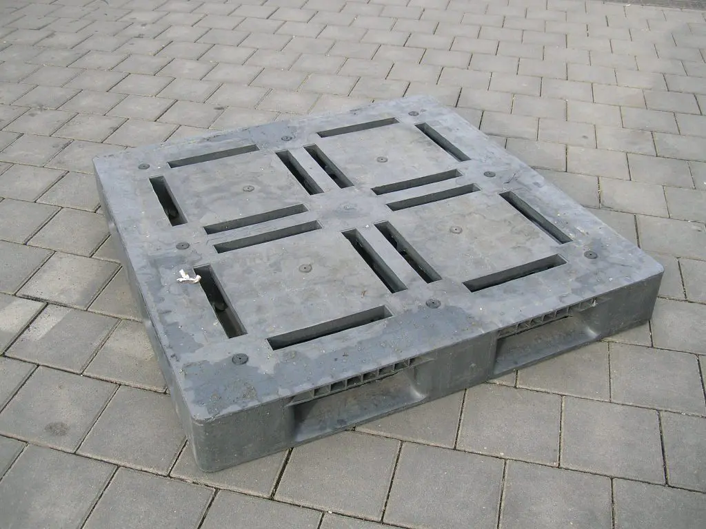 Kunststoffpaletten QPG-110, gebraucht-0
