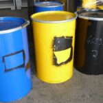 Stahlfässer 200 L, gebraucht-0