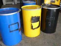 Stahlfässer 200 L, gebraucht-0