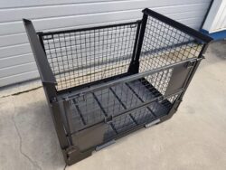 faltbare Gitterbox in schwarz