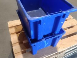 Kunststoffdrehstapelkästen 643g, gebraucht