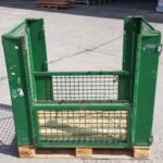 Gitteraufsatzrahmen EUS-H100-GHC, gebraucht – beide Klappen geoeffnet