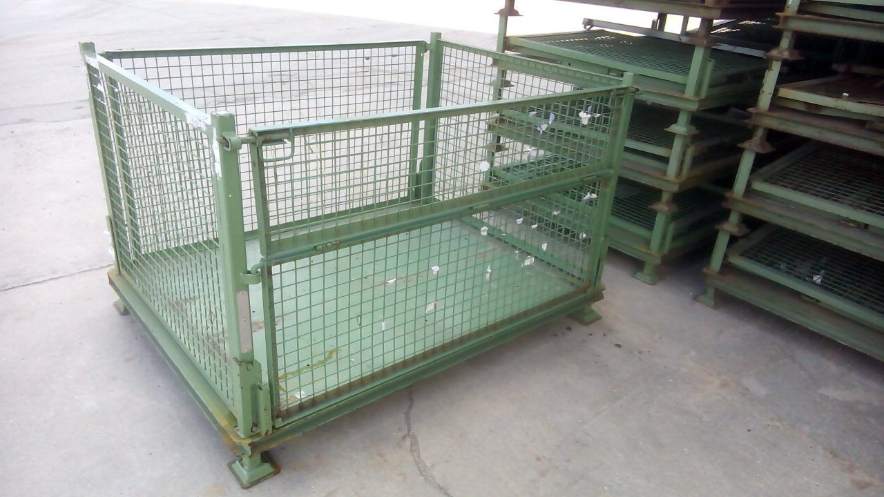 Klappgitterboxen T5-2035, gebraucht – 1600x1200x1000, 380 mm