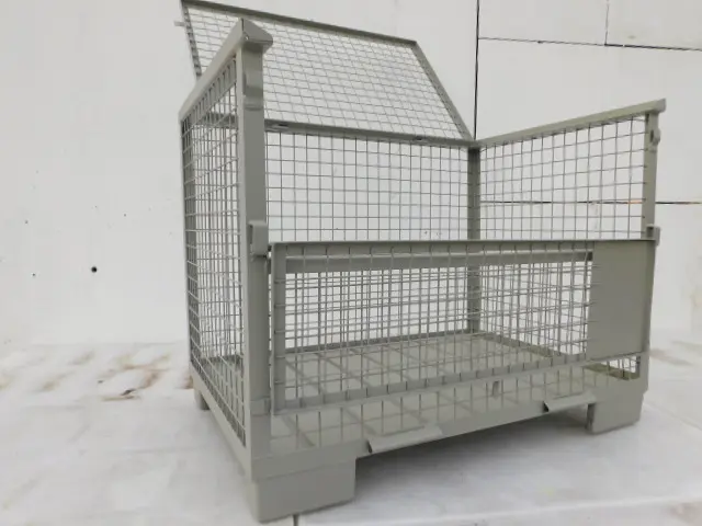 Gitterboxen IND-LSB-GD, neu – Gitterdeckel geöffnet