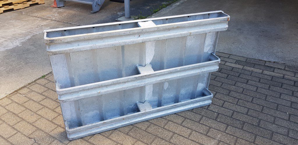 Stahlpaletten EUM-MSBk-fvz, gebraucht – Unterseite