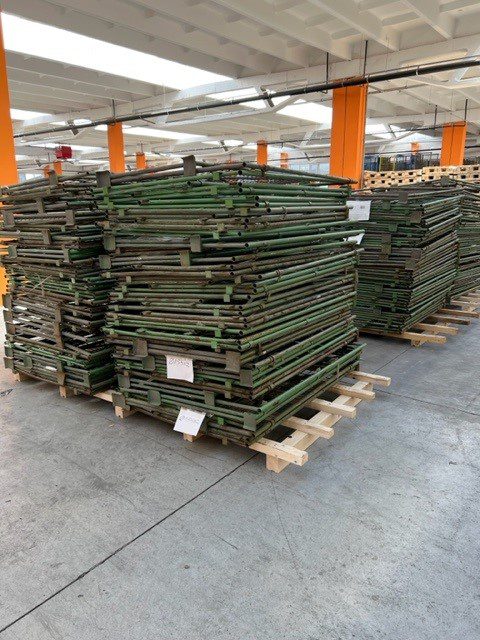 Gitteraufsatzrahmen EUx-H160-2Lo, gebraucht – Stapel auf Palette
