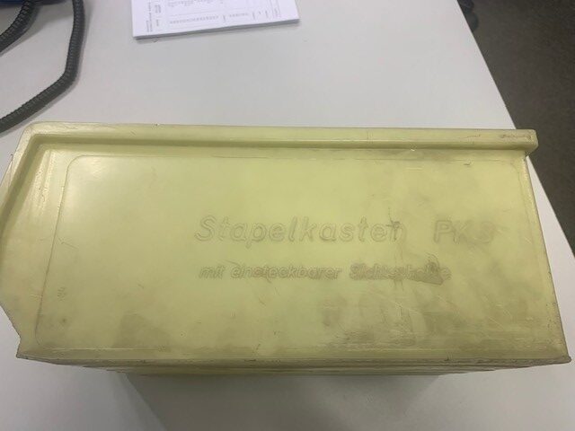 Kunststoffsichtlagerkästen Gr3z, gebraucht
