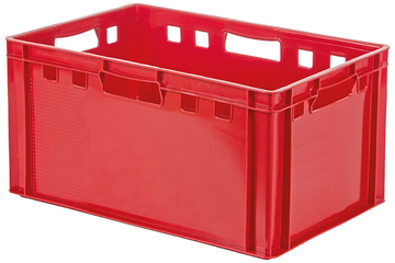 BRB Fleischkasten E3 Im 5er-Set – 600x400x300 Mm, Lebensmittelecht, Blau, Für Fleischerei Und Co.