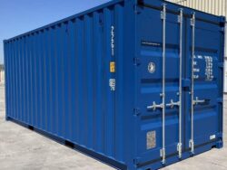 20 Fuß Seecontainer Standard Blau neuwertig