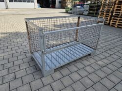 Gitterbox 1620 x 835 x 970mm mit halber Frontklappe gebraucht